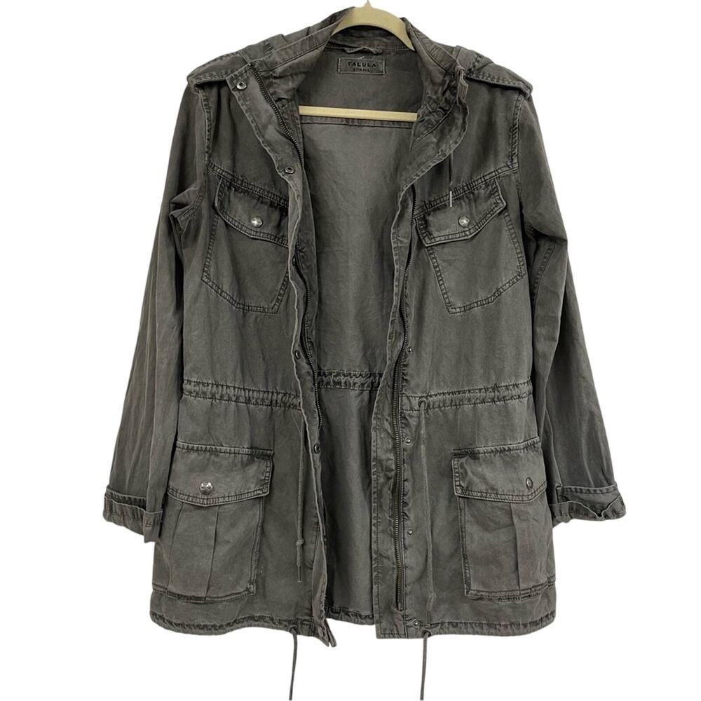 Talula Aritzia Grey Trooper Utility Jacket Womens XS Lightweight Fall Casual